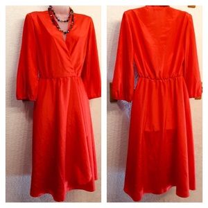 Early 80’s Vintage Little Red Dress